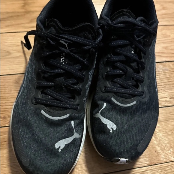 Puma Deviate Nitro 2 Men's Size 8.5 Wide Black White - Picture 3 of 6